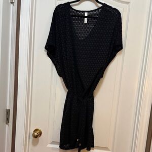 Lane Bryant cacique swimsuit coverup size 18/20 black